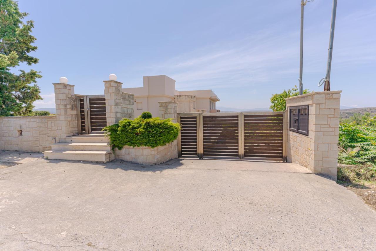 Blue Sky Villa In Crete Epano Vathia Eksteriør bilde